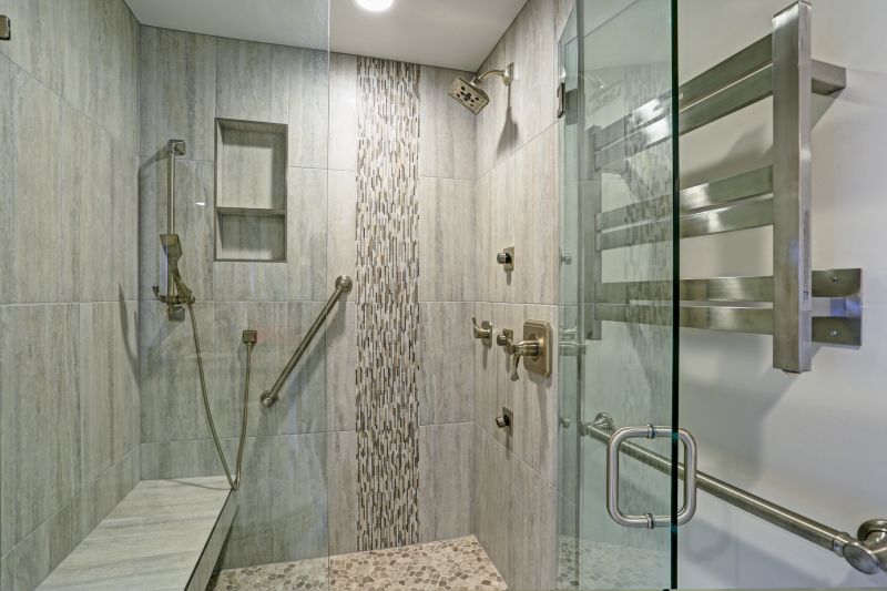 Modern Shower with Multiple Shower Heads