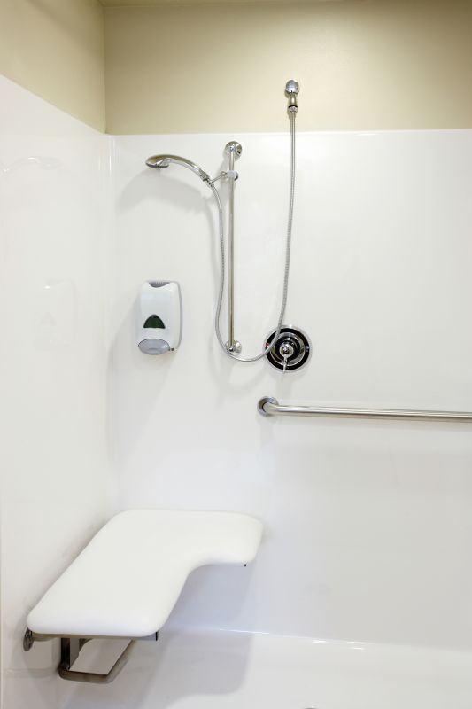 Corner Shower with Seating